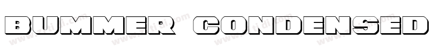 Bummer Condensed Con字体转换